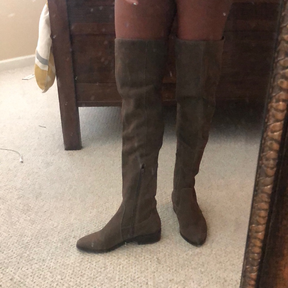 Aldo knee high boots suede